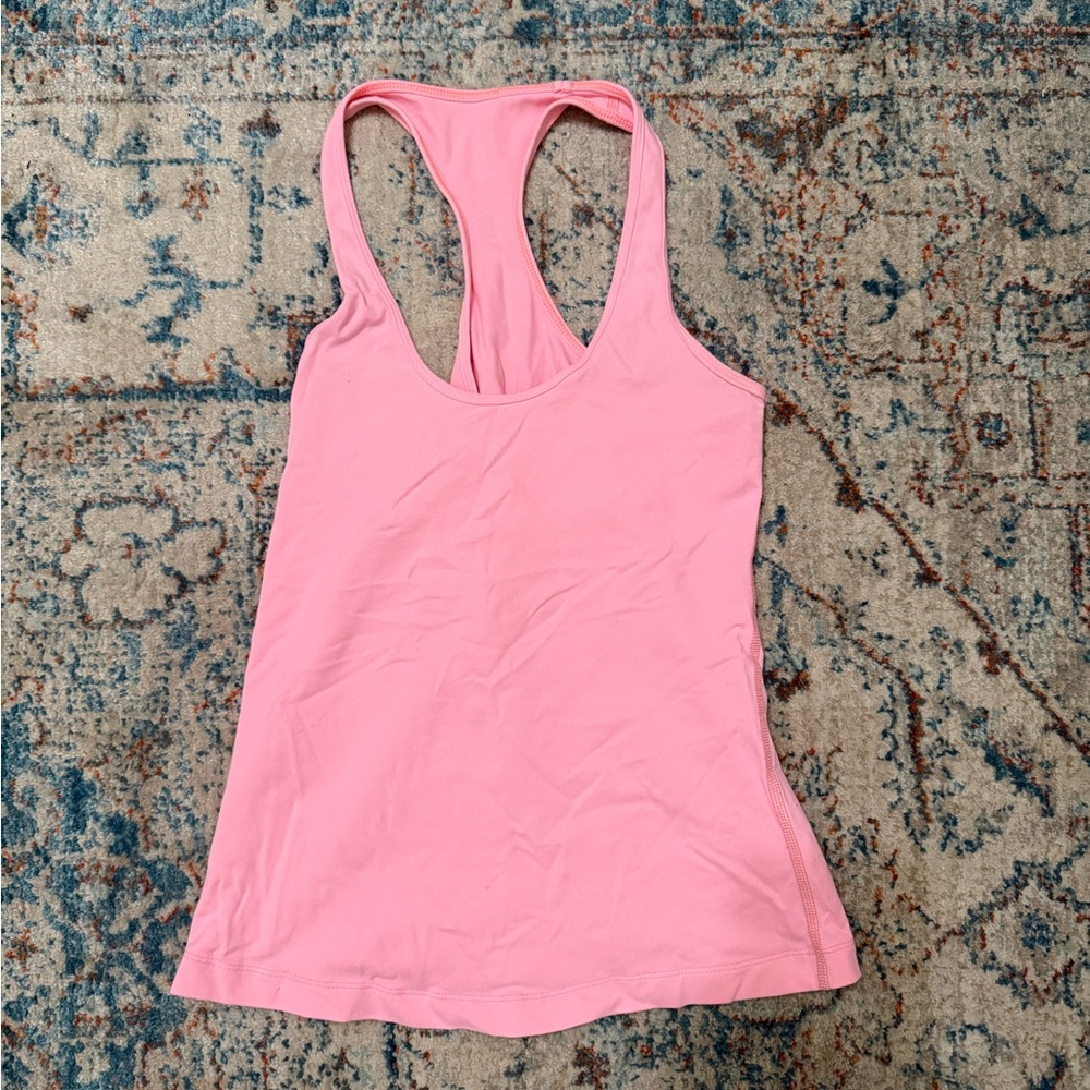 Lululemon Pink Racerback Tank Top